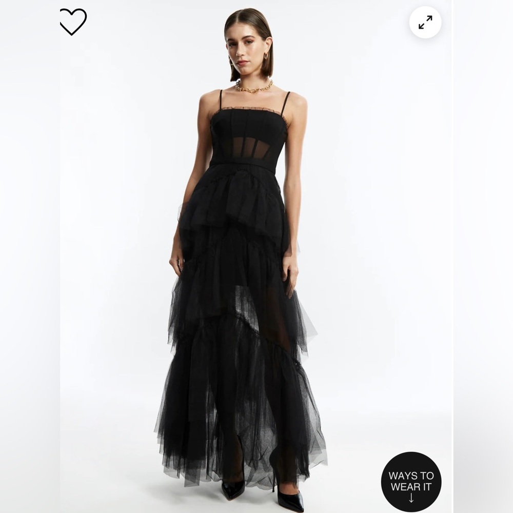 Like-new BCBG tulle gown